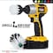 Drill Brush Power Scrubber By Useful Products 5 in W 5 in L Brush, White W-L-2M-QC-DB - alternate 7